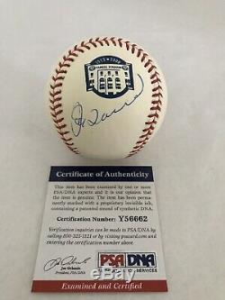 NEW YORK YANKEES JOE TORRE signed 2008 FINAL SEASON STADIUM OML BASEBALL PSA DNA