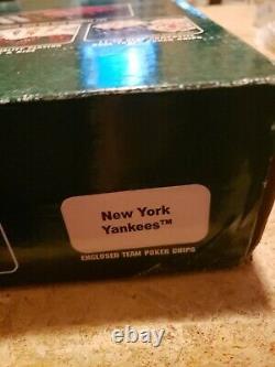 NEW YORK YANKEES MLB Baseball Upper Deck Poker Chip Set CHRISTMAS GIFT SGA