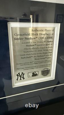 NEW YORK YANKEES STADIUM SEAT, Game Used COA