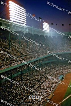 NEW YORK YANKEE STADIUM Baseball 1950s Original 35mm Kodachrome Red Border Slide