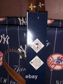 NWT Dooney & Bourke MLB New York Yankees Addison Tote Bag +Stadium Wristlet $348