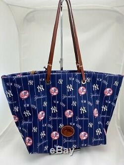 NWT Dooney & Bourke MLB New York Yankees Addison Tote & Stadium Wristlet $348