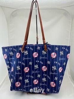 NWT Dooney & Bourke MLB New York Yankees Addison Tote & Stadium Wristlet $348