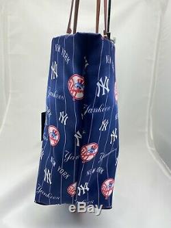 NWT Dooney & Bourke MLB New York Yankees Addison Tote & Stadium Wristlet $348