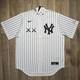 Nwt New York Yankees X Kaws Authentic Stadium White Home Jersey Men Large $275