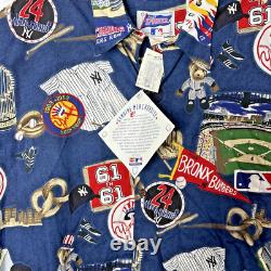 NWT Reyn Spooner MLB NY Yankees Stadium Bronx Bombers World Series Shirt XXL