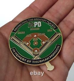 NYPD New York Police MLB Baseball NY Yankee Stadium Challenge Coin Ruth Judge