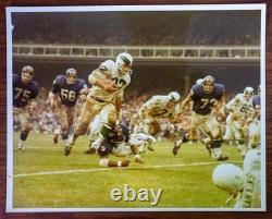 NY Giants vs Eagles 10-11-70 Yankee Stadium Daily News Dark Room Print from Neg