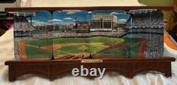 NY Yankee Stadium A Panoramic Four Plate Collection Danbury Mint A2079