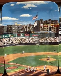 NY Yankee Stadium A Panoramic Four Plate Collection Danbury Mint A2079