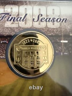 NY Yankee Stadium Final Season Limited Edition Card / Coin RARE MLB Gold plate