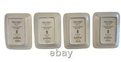 NY Yankee Stadium Panoramic Four Plate Danbury Mint with Wood Wall Mount Display