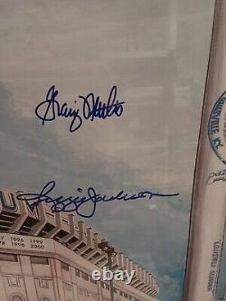 NY Yankee Stadium Print Signed G. Gossage G. Nettles R. Jackson 16x20 Steiner