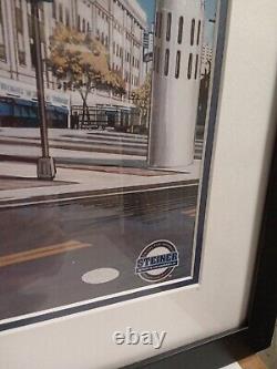 NY Yankee Stadium Print Signed G. Gossage G. Nettles R. Jackson 16x20 Steiner