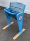 Ny Yankees 1970's Game Used Stadium Seat #4 Blue American Seating Pat 3111344