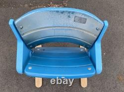 NY Yankees 1970's Game Used Stadium Seat #4 Blue American Seating PAT 3111344