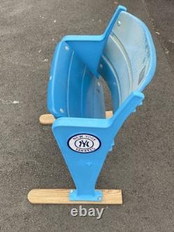NY Yankees 1970's Game Used Stadium Seat #4 Blue American Seating PAT 3111344