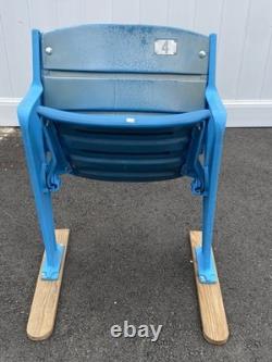 NY Yankees 1970's Game Used Stadium Seat #4 Blue American Seating PAT 3111344