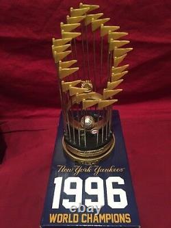 NY Yankees 1996 World Series Championship Replica Trophy Statue SGA 8/12/2016