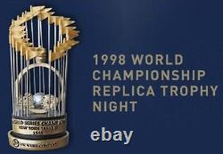 NY Yankees 1998 World Series Championship Replica Trophy Statue SGA 8/17/2018