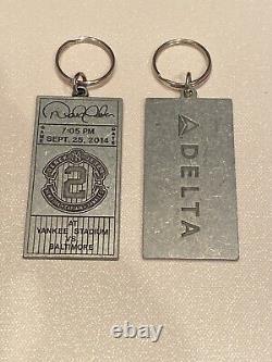 NY Yankees 2014 Derek Jeter Final Season Game Ticket Stub Keychain SGA Replica