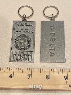 NY Yankees 2014 Derek Jeter Final Season Game Ticket Stub Keychain SGA Replica