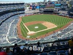 NY Yankees Boston Redsox Stadium Sat 8/3 7pm 2-4 Tickets Sec 419 Row 8