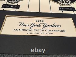 NY Yankees Legacy Club Limited Retirement Patch 11x14 Bernie Pettitte Posada SGA