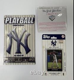 NY Yankees Medallion Collection Mini Baseball DVD Set Pin Stadium Topps HUGE LOT