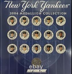 NY Yankees Medallion Collection Mini Baseball DVD Set Pin Stadium Topps HUGE LOT