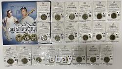 NY Yankees Medallion Collection Mini Baseball DVD Set Pin Stadium Topps HUGE LOT