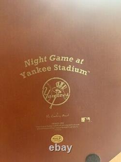 NY Yankees Night Game Yankee Stadium 2008 Light Up Stadium Replica Danbury Mint