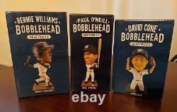 NY Yankees SGA Collectable Bobbleheads 3 members of the late 90s Dynasty teams