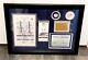 Ny Yankees Steiner Plaque Dirt From Last Game At Stadium 2008 & Lineup Card