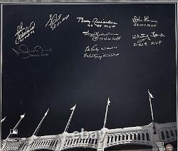 NY Yankees Stadium WS MVPs Signed 20x24 Framed Photo Rivera Ford Auto Fanatics