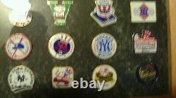 NY Yankees World Series Pin Set-27 Pins Framed-SGA by Chase