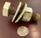 Ny Yankees Yankee Stadium Original Structural Steel Bolt Hardware Washers & Nut