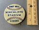 Negro Leagues Hinchliffe Stadium. Pin And Postcard. Home Of Ny Black Yankees