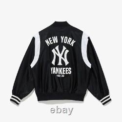 New Era 2025 MLB New York Yankees Shoulder Point Stadium Jacket, Black
