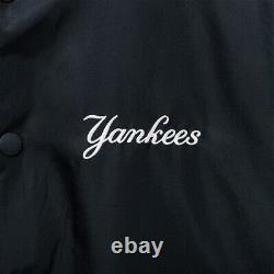 New Era 2025 MLB New York Yankees Shoulder Point Stadium Jacket, Black