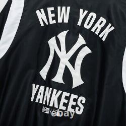 New Era 2025 MLB New York Yankees Shoulder Point Stadium Jacket, Black