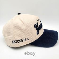 New Era KNICKS IN 5 New York Yankees Corduroy Jalen Brunson 940 Cust Stadium Hat