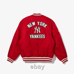 New Era MLB New York Yankees Logo Stadium Jacket, Red