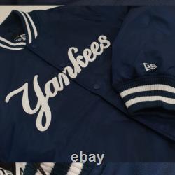New Era MLB New York Yankees Stadium Mens Nylon Bomber Varsity Jacket Asian Size