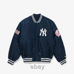New Era New York Yankees Authentic Stadium Mens Bomber Varsity Jacket