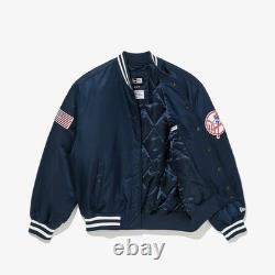New Era New York Yankees Authentic Stadium Mens Bomber Varsity Jacket