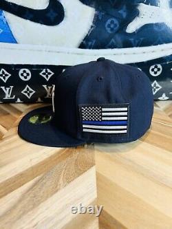 New Era New York Yankees Police Nypd Stadium Event Hat 7 3/8 Rare Embroidered