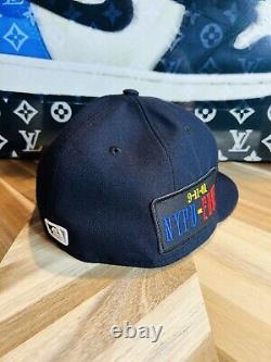 New Era New York Yankees Police Nypd Stadium Event Hat 7 3/8 Rare Embroidered