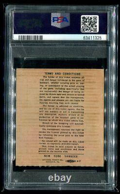 New Yankee Stadium Renovation Opening Day 1976 PSA Ticket New York Yankees