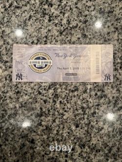 New Yankee Stadium Ticket (first Event In Stadium) April 2 2009 (public Workout)